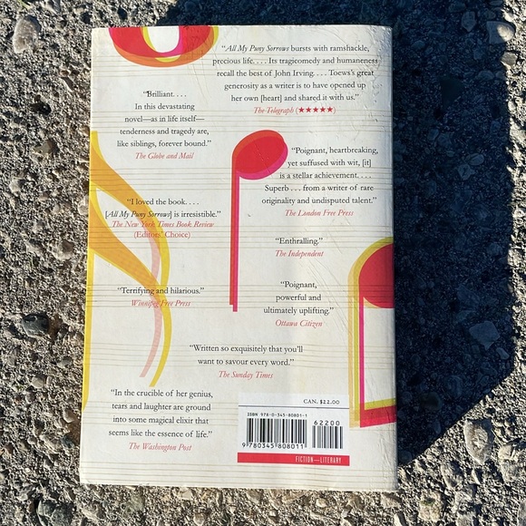 All My Puny Sorrows by Miriam Toews - Picture 2 of 2